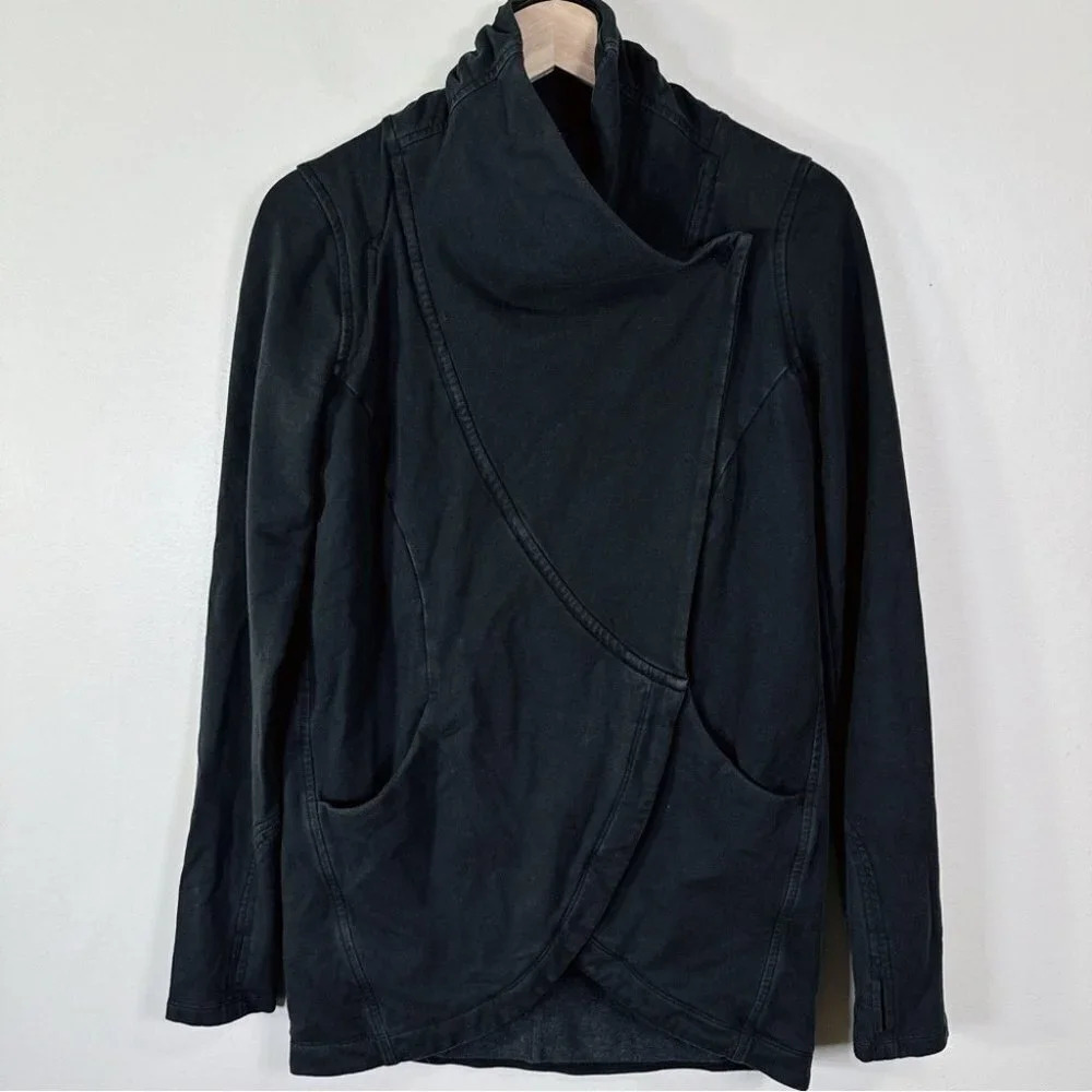 Lululemon That's A Wrap  Cardigan In Black - Picture 5 of 16